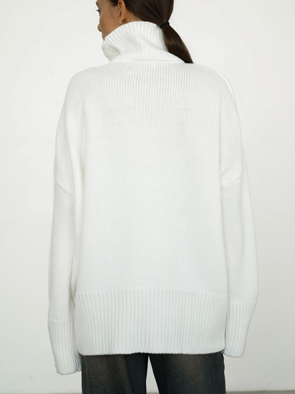 Minimalist Turtleneck Sweater