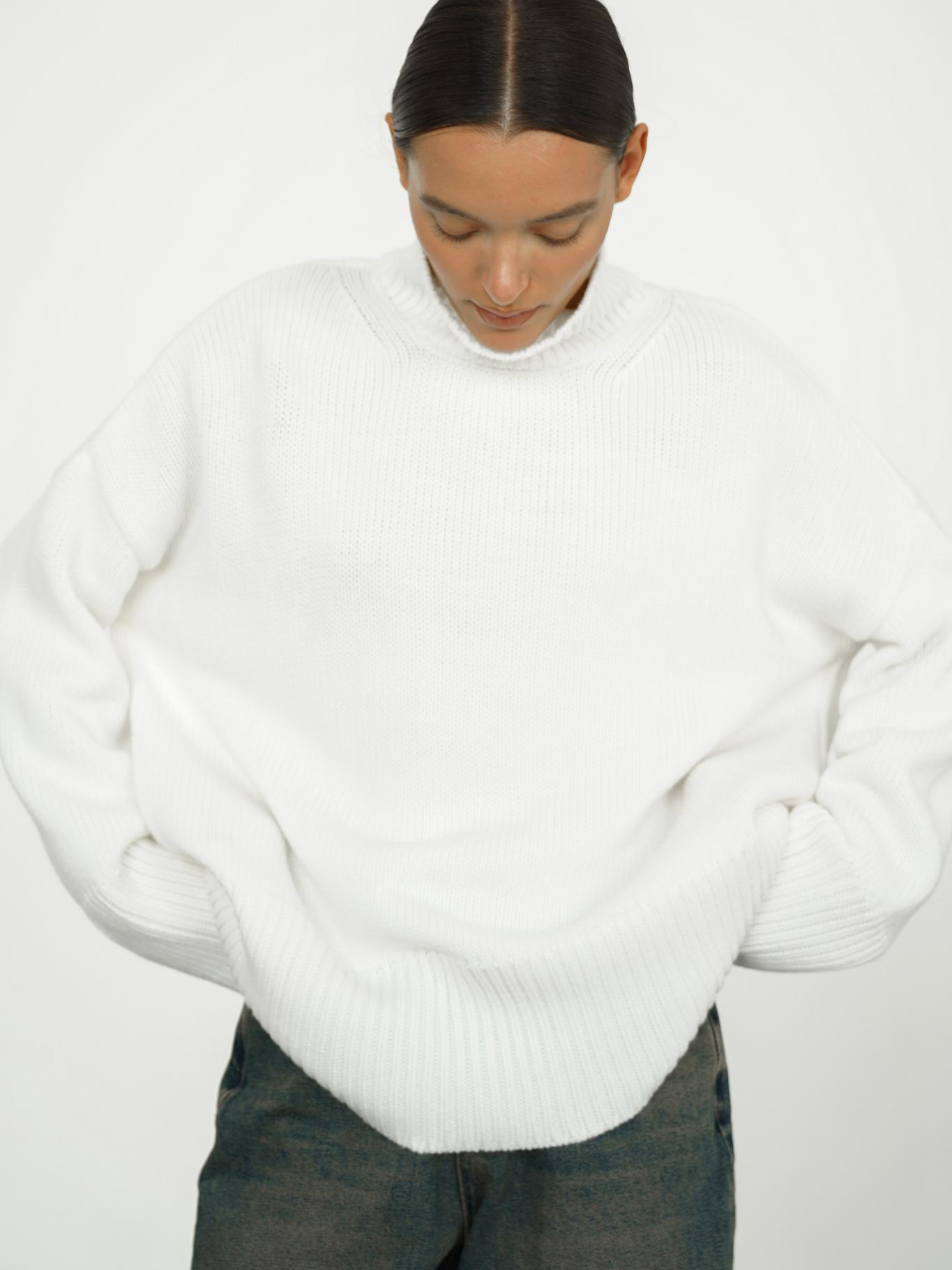 Minimalist Turtleneck Sweater